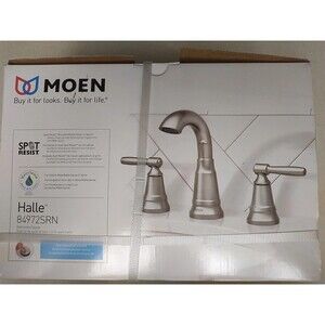 moen bathroom‎ faucet brushed nickel
